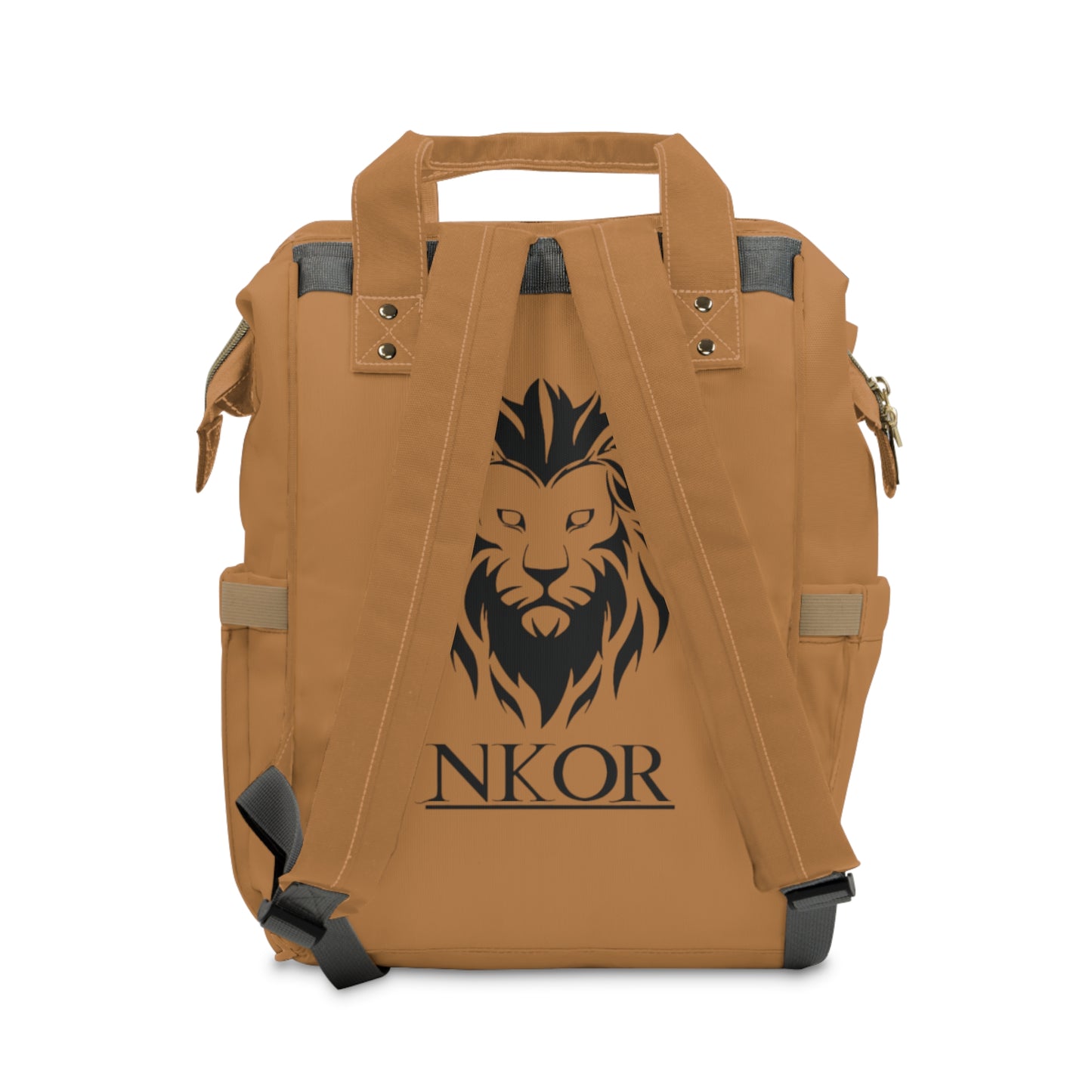 NKOR™ - Royalty Multifunctional Diaper Backpack Light Brown