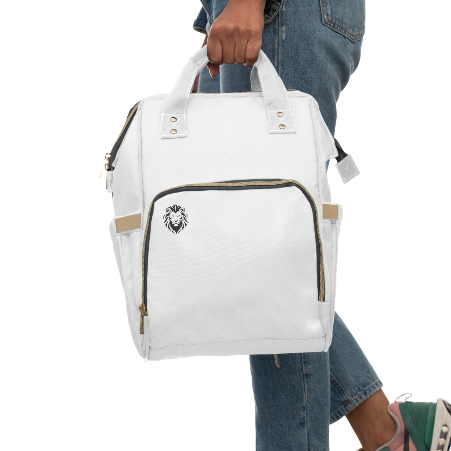 NKOR™ - Royalty Multifunctional Diaper Backpack White