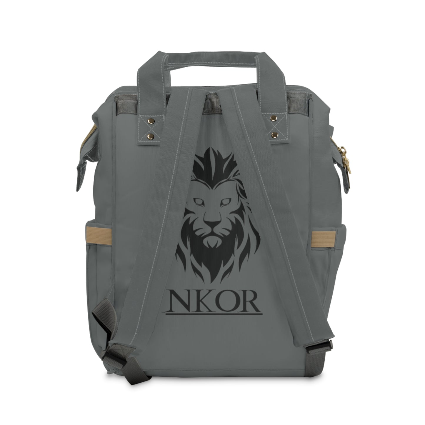 NKOR™ - Royalty Multifunctional Diaper Backpack Dark Gray