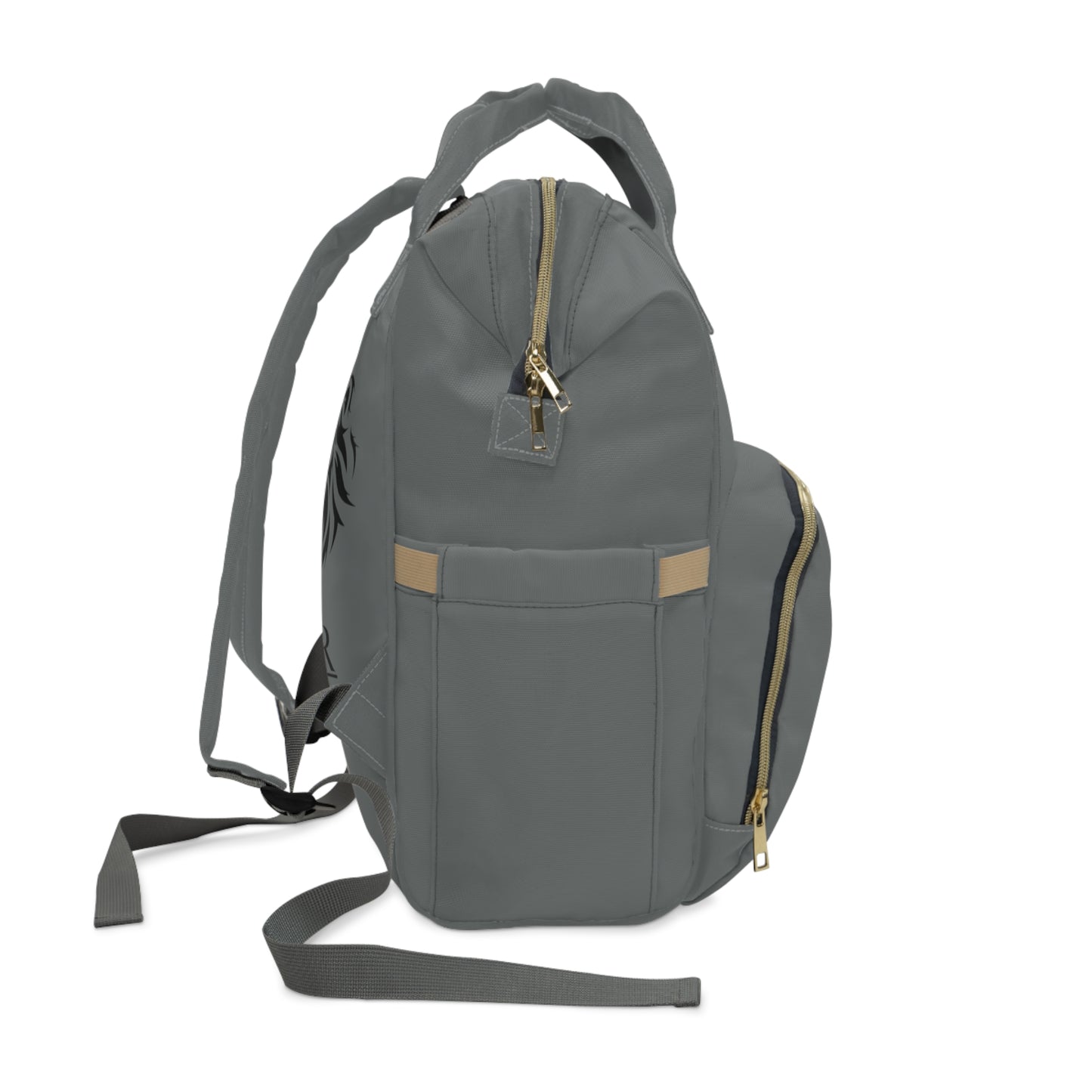 NKOR™ - Royalty Multifunctional Diaper Backpack Dark Gray