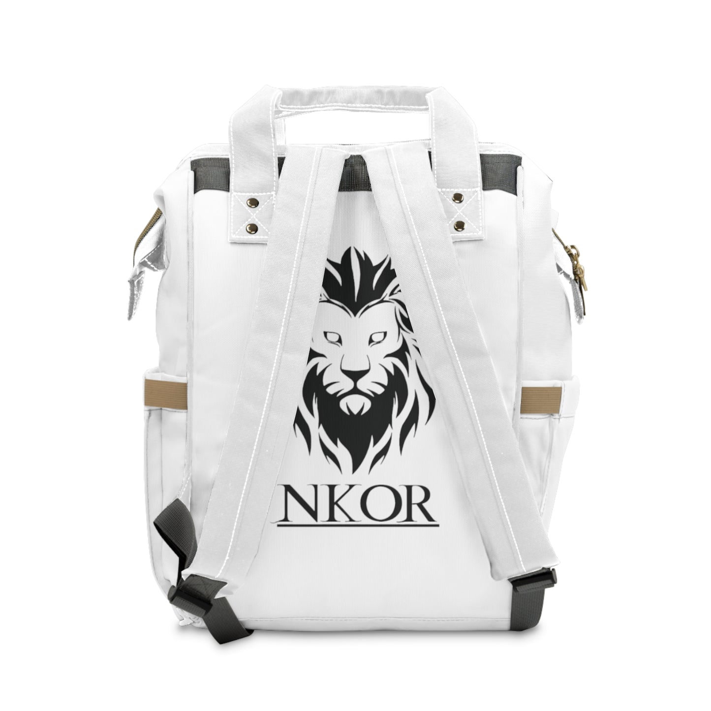 NKOR™ - Royalty Multifunctional Diaper Backpack White