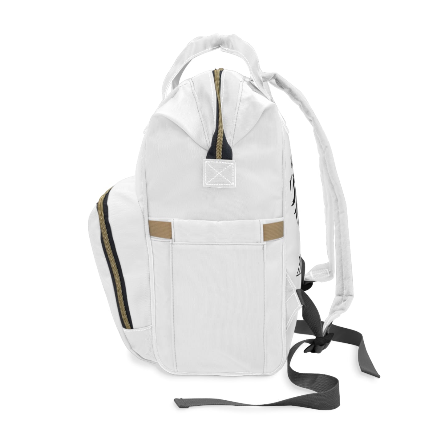 NKOR™ - Royalty Multifunctional Diaper Backpack White