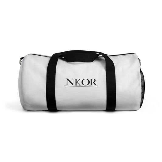 NKOR™ - Legacy Duffel Bag White